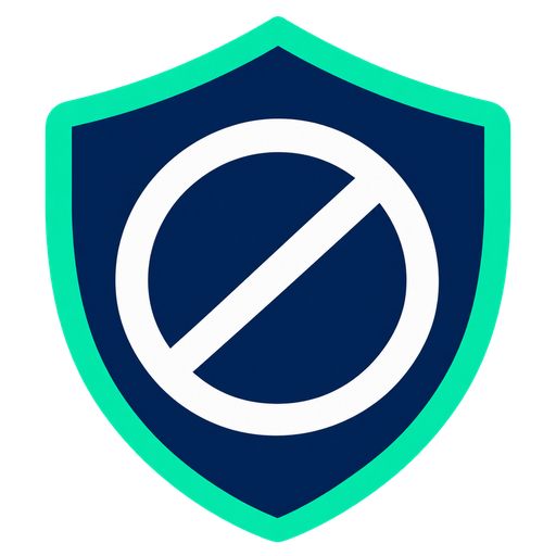Alsalibi shield and ad-blocking symbol